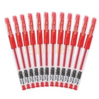 齐心 GP306 通用中性笔 匹配笔芯R980 红色 12支装