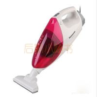 松下Pannasonic 手持吸尘器 MC-DL200-R 两用吸嘴 家用迷你 吸入功率100W 花纹设计