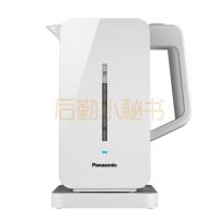 松下 NC-DK1-W 1.4L 电热水壶 不锈钢内胆 自动断电 防干烧 白色恋人系列