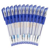 齐心 GP306 通用中性笔 匹配笔芯R980 蓝色 12支装