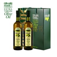 欧丽薇兰 Olivoilà 特级初榨 橄榄油 简装礼盒 750ml*2瓶