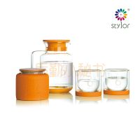 花色6杯水主题商务套装